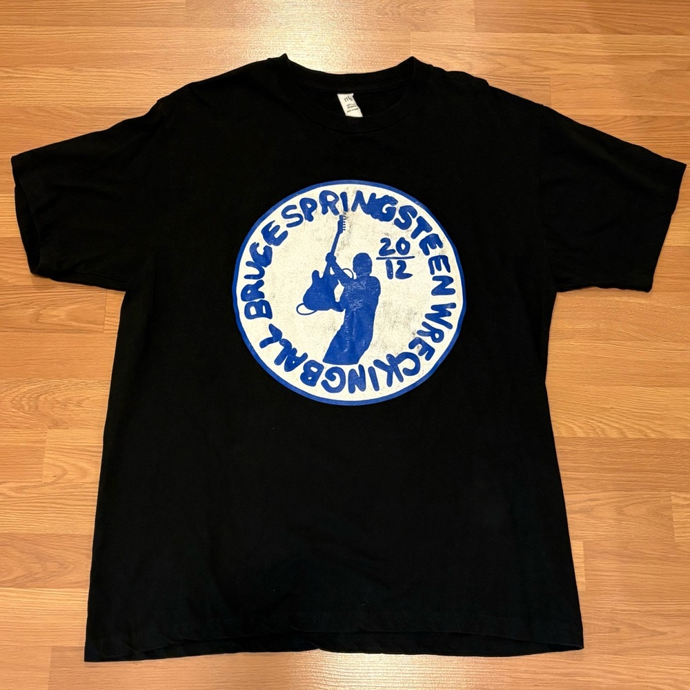 Bruce Springsteen T-Shirt sz XL E Street Rock Band Wrecking Ball Tour 2012